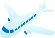 飛行機のイラスト